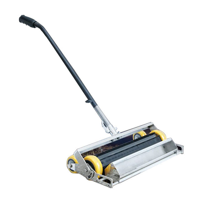 Motorcycle Magnet Hand Push Road Floor Tool Magnetic Sweeper With Wheels